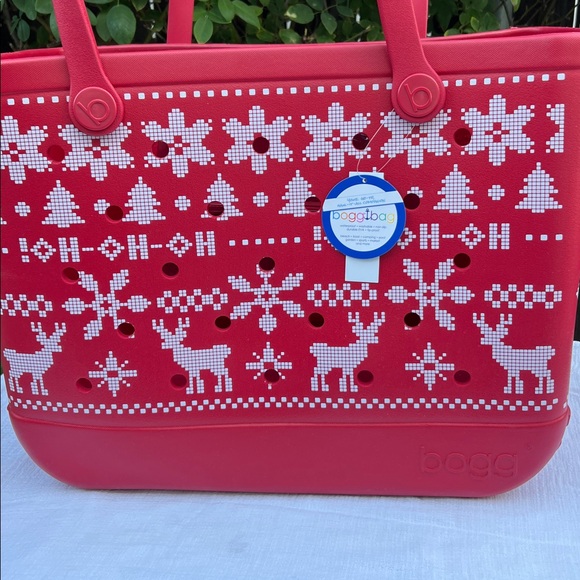 BOGG BAG Red Tote with White Pattern - Picture 5 of 16